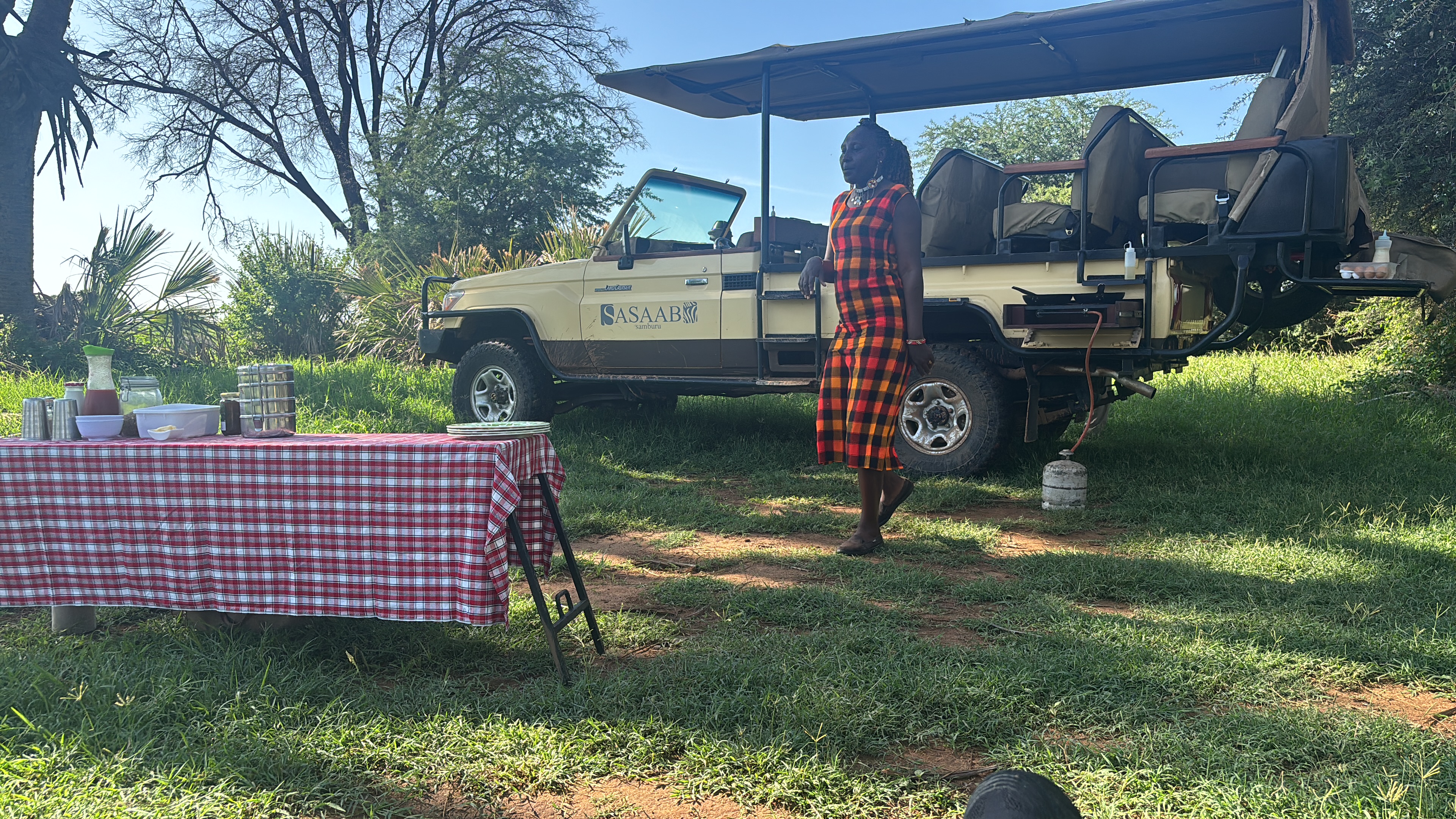 Bush breakfast in the wild