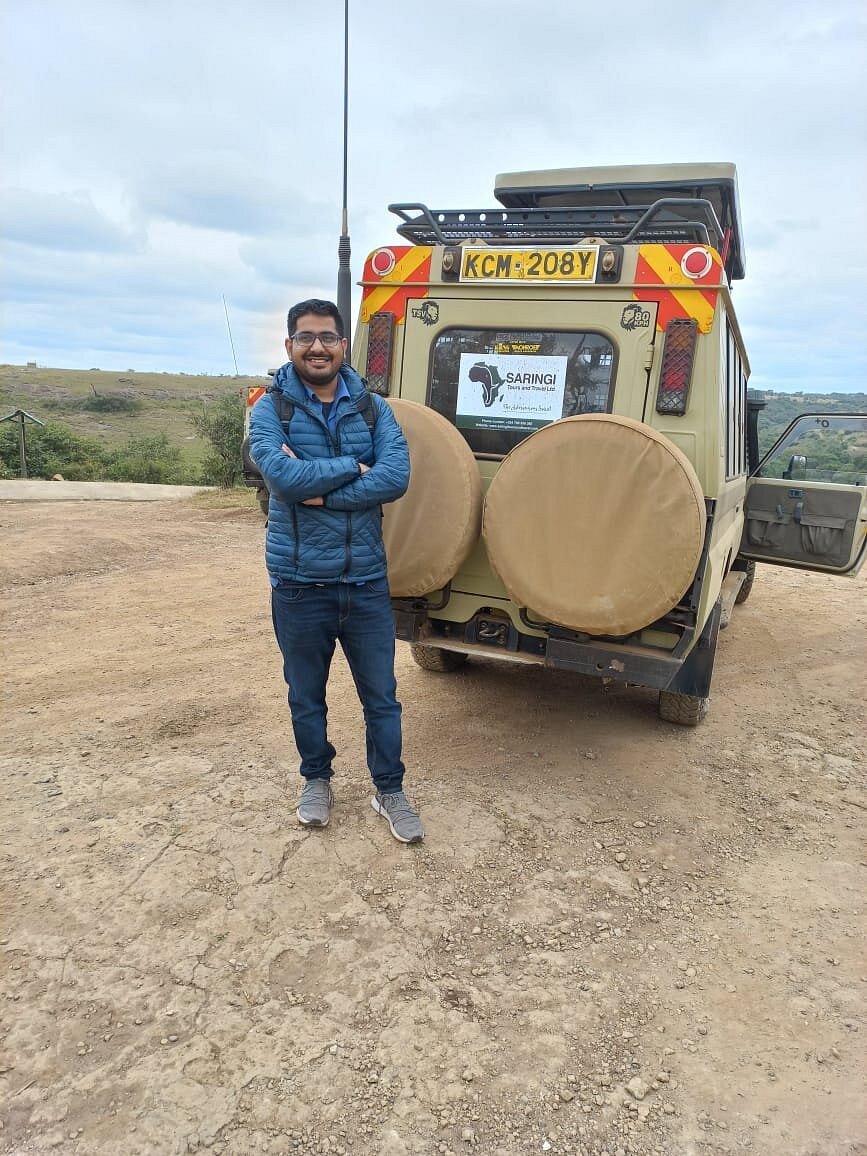 Saringi client at Nairobi National Park