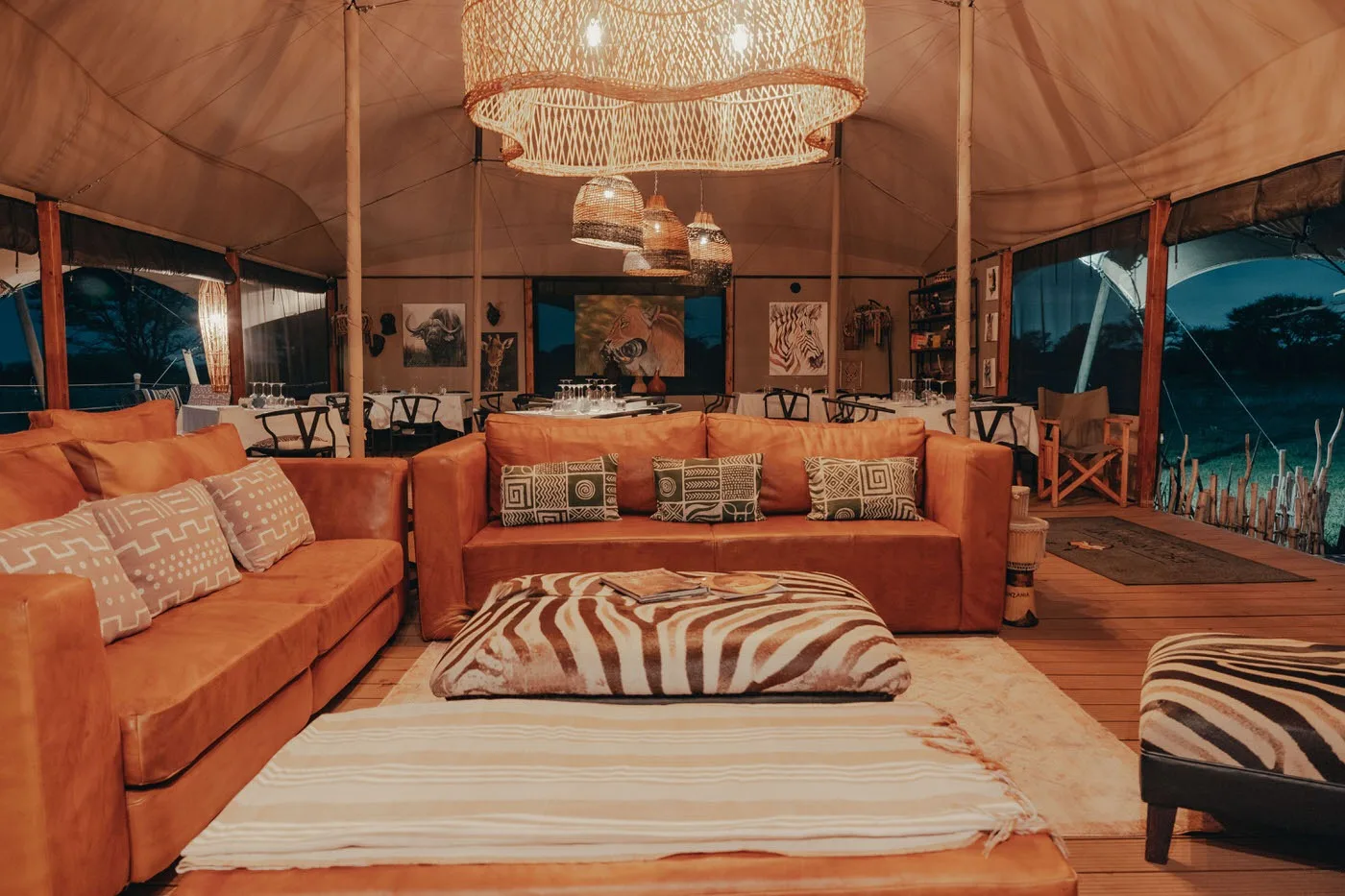 Escarpment Luxury Camp Serengeti view 3