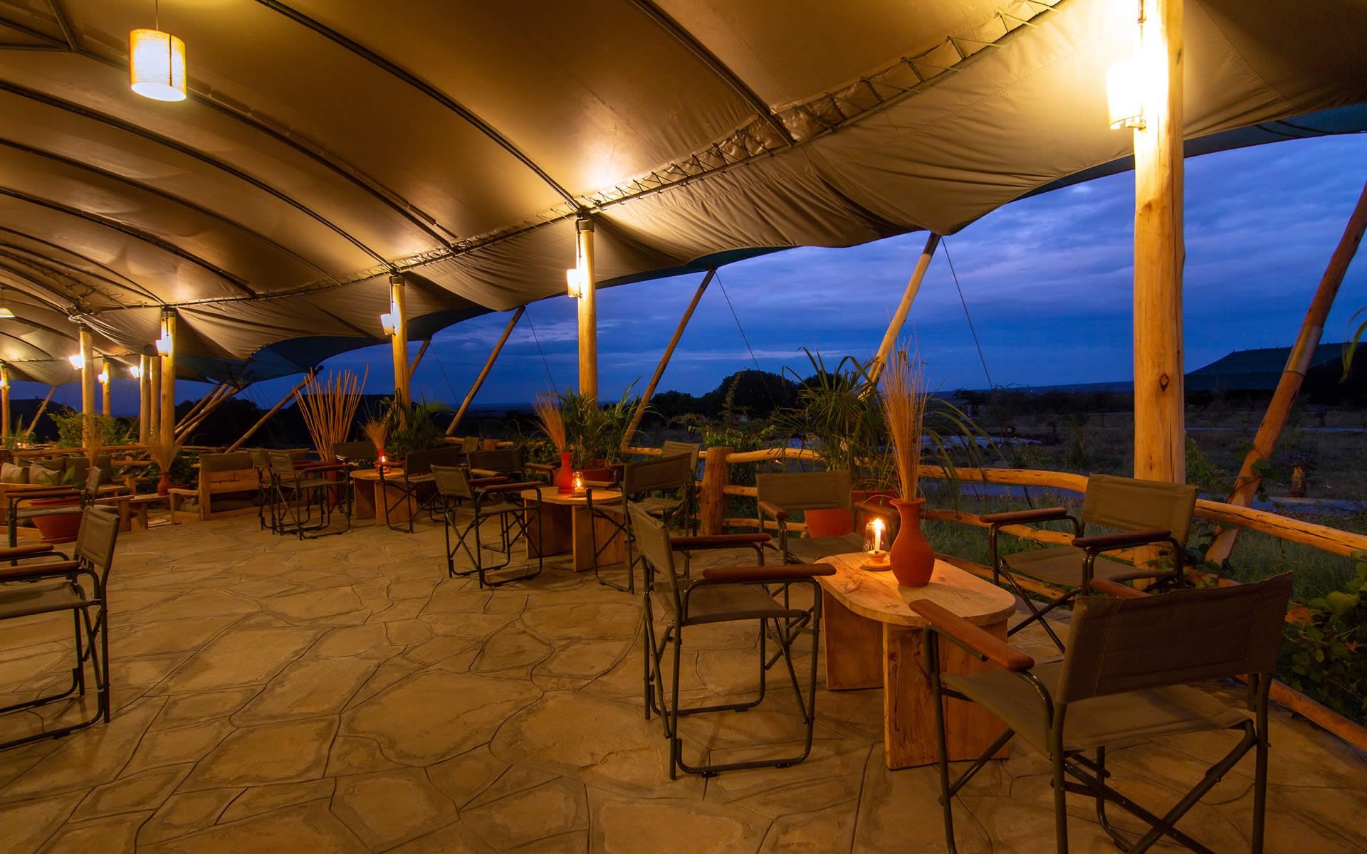 Mara Maisha Camp view 2