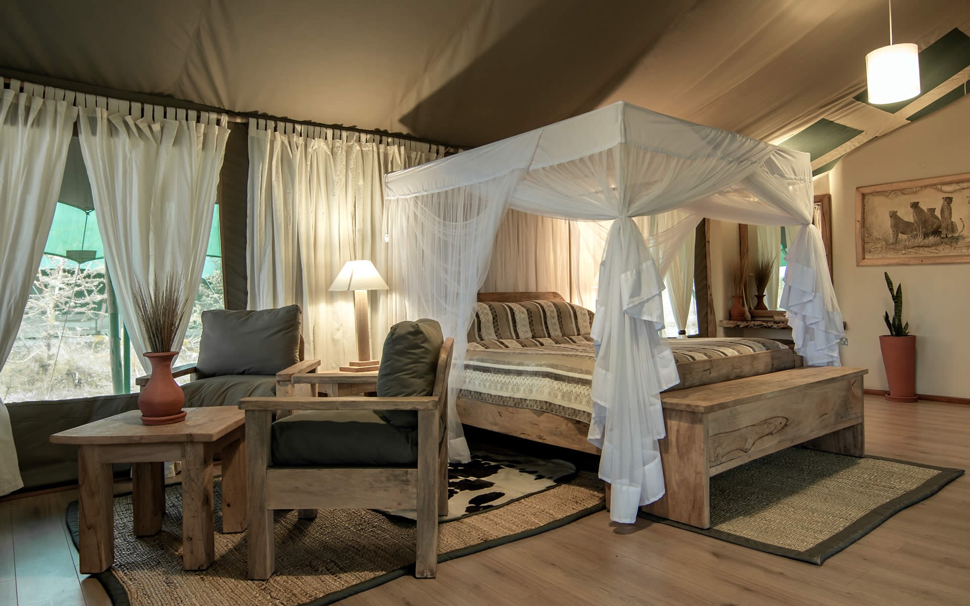 Mara Maisha Camp view 3