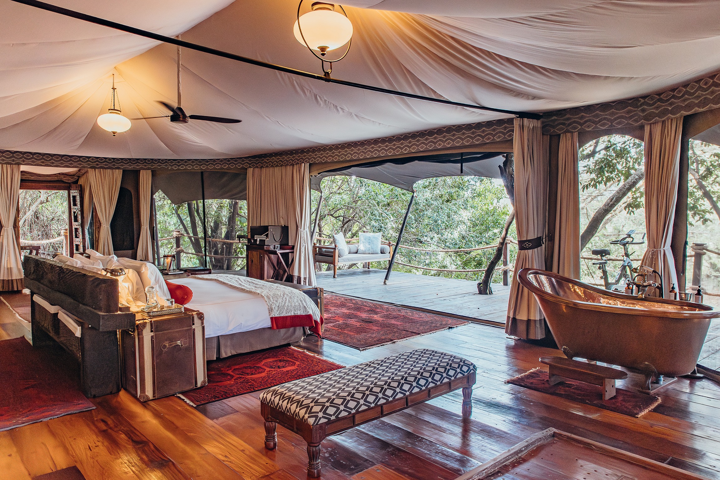 Mara Plains Camp view 2