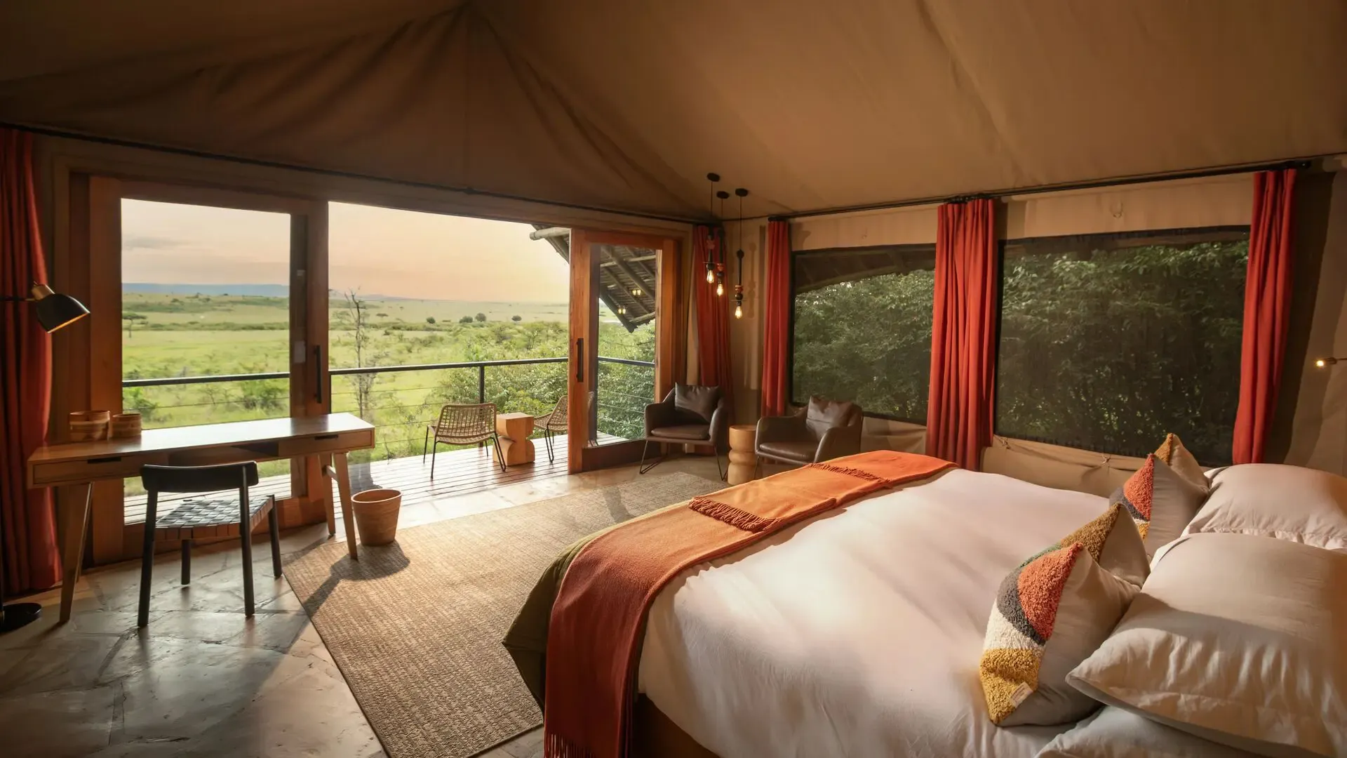 Naboisho Camp view 2