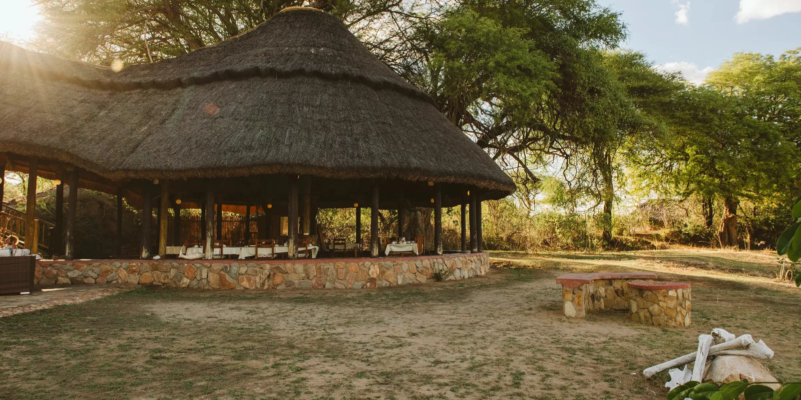 Ruaha River Lodge view 3