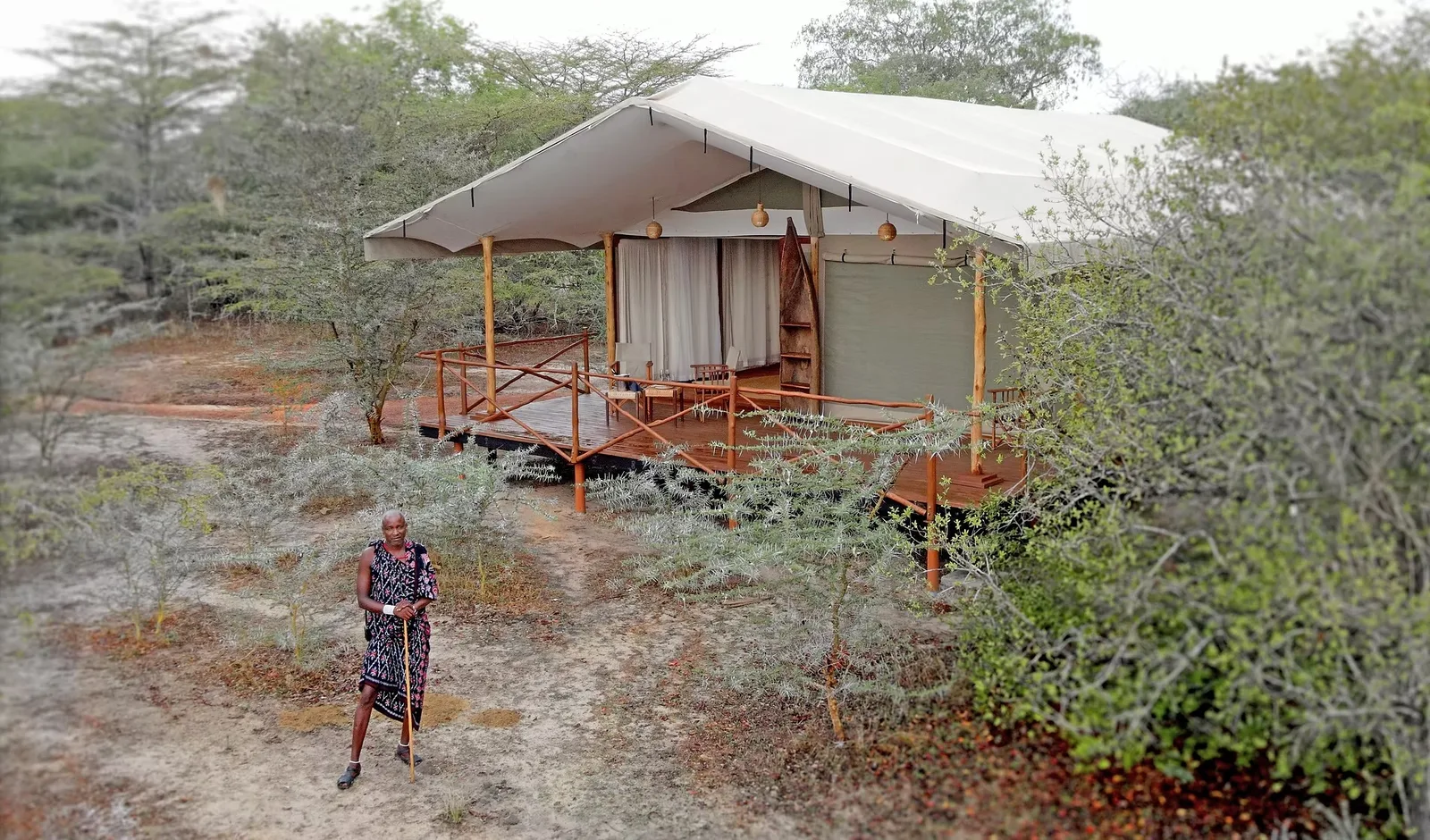 Selous Impala Camp exterior